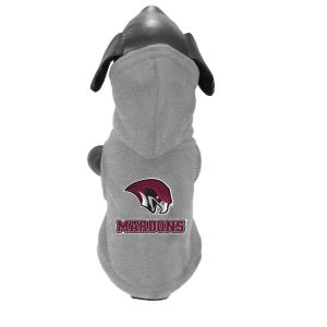 Image of Dog Hood- Maroons grey